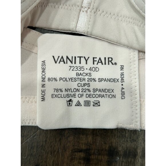 Body Caress Full Coverage Wireless Bra Sheer Quartz Sz 40D Lounge Intimate NWT - Picture 7 of 10